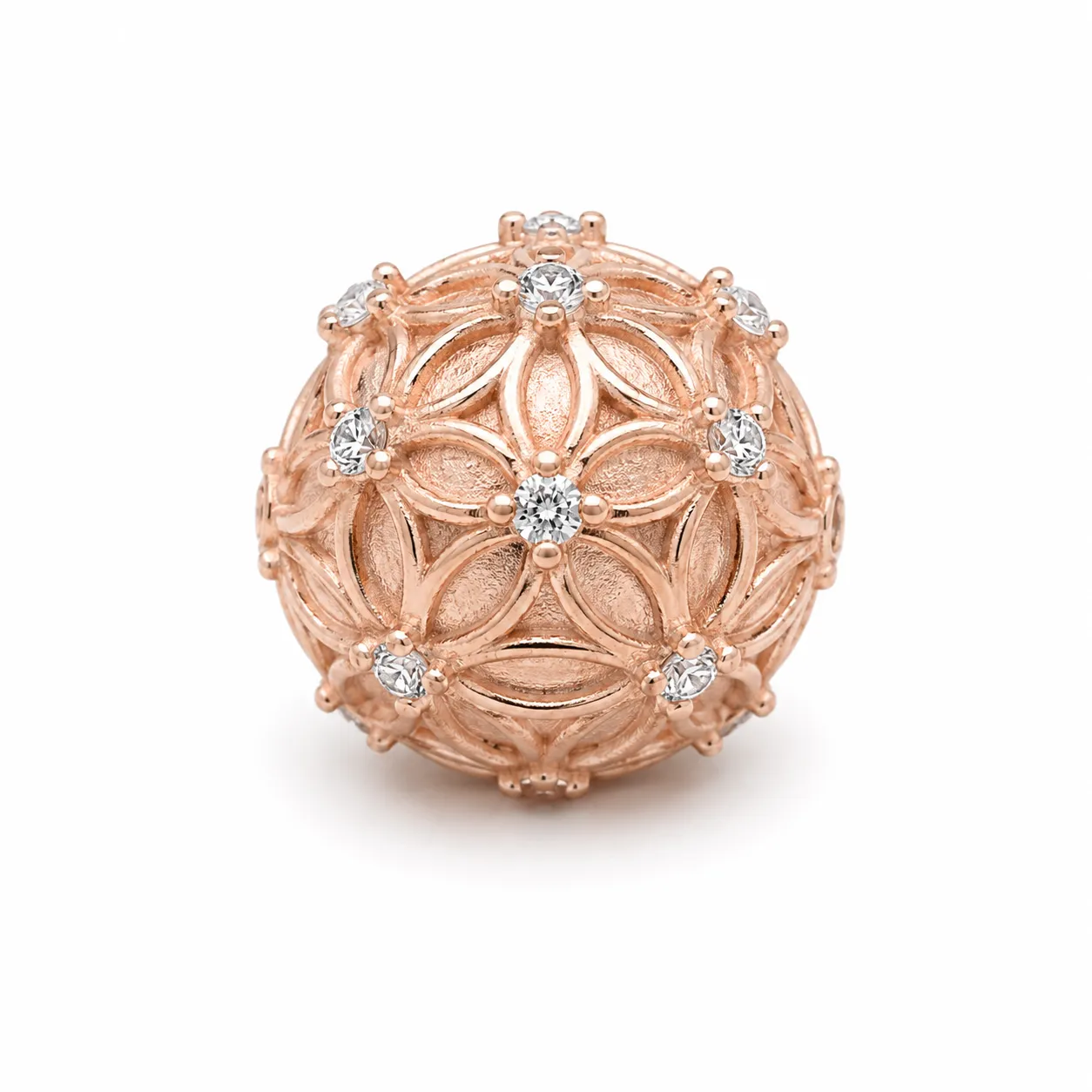 Fleur de Vie — Sertie · Plaqué or rose